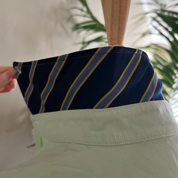 Ralph Lauren Vintage Green Paint Splatter Button Down Polo Shirt | 6 - Picture 6 of 8